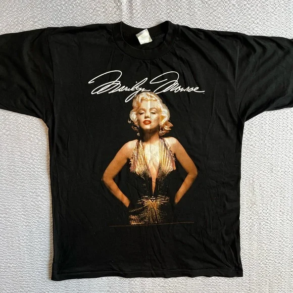 Vintage Marilyn Monroe Shirt Winterland Black Mens Size XL Made In USA Rare - Picture 7 of 11